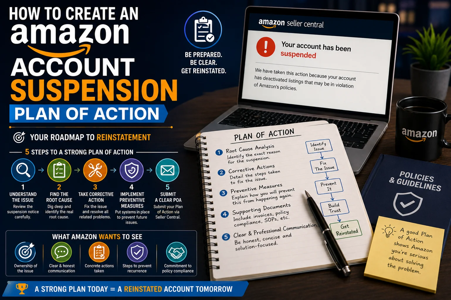 How to Create an Amazon Account Suspension Plan of Action