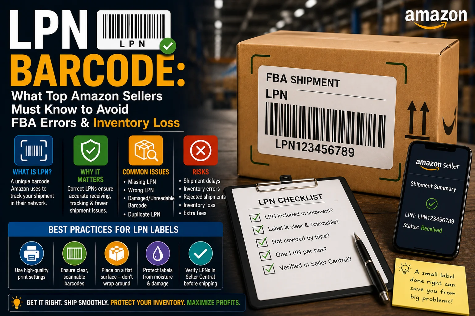LPN Barcode: What Top Amazon Sellers Must Know to Avoid FBA Errors & Inventory Loss