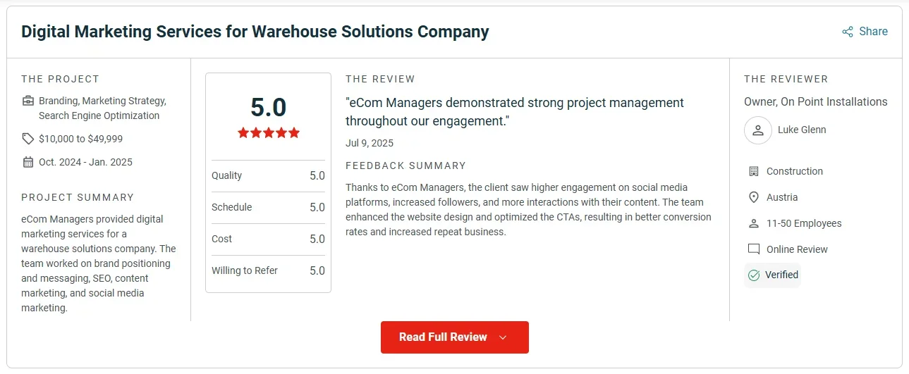 Ecommerce solutions provider helping brands grow through ecommerce management services