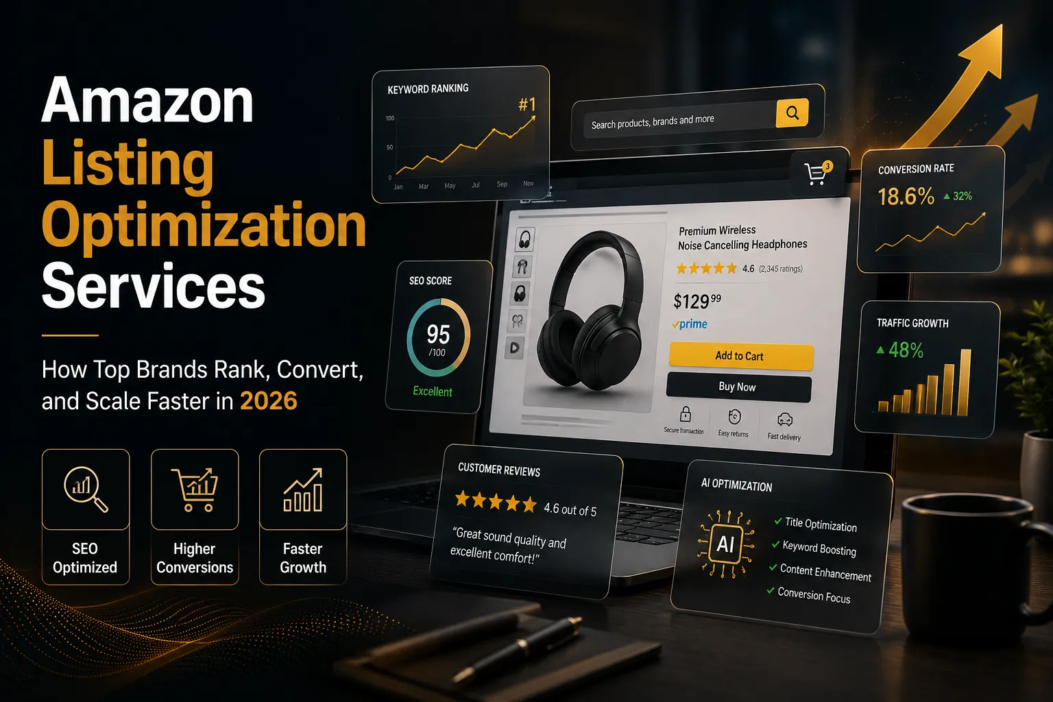 Amazon Listing Optimization Services: How Top Brands Rank, Convert, and Scale Faster in 2026