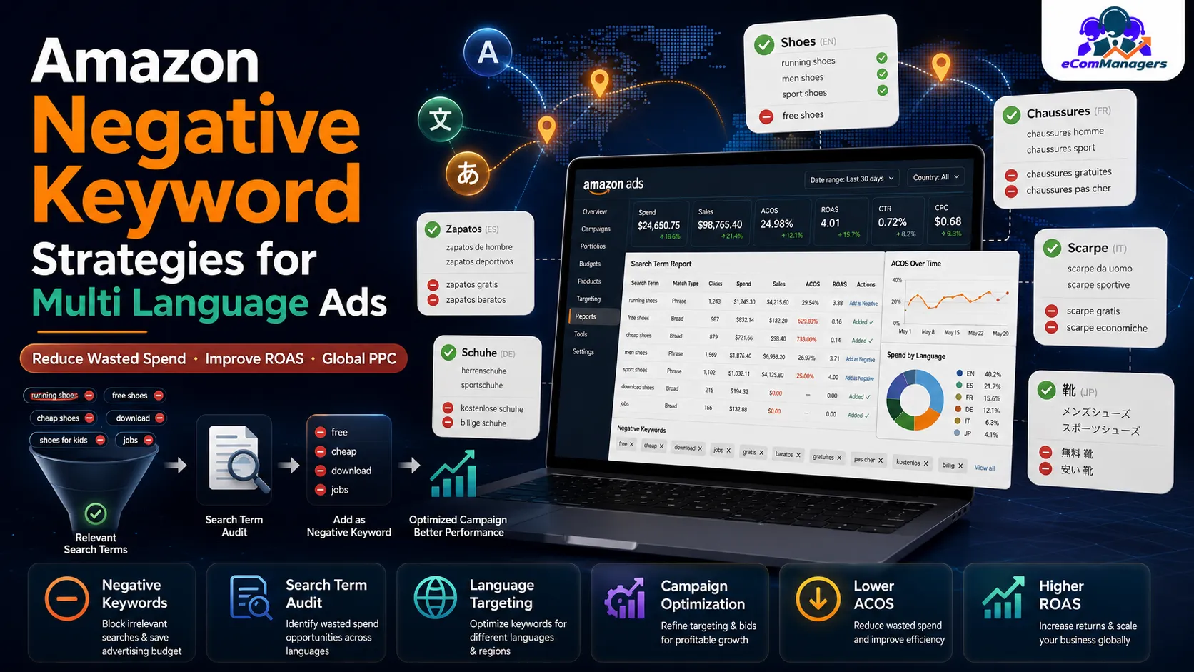 Amazon Negative Keyword Strategies for Multi Language Ads
