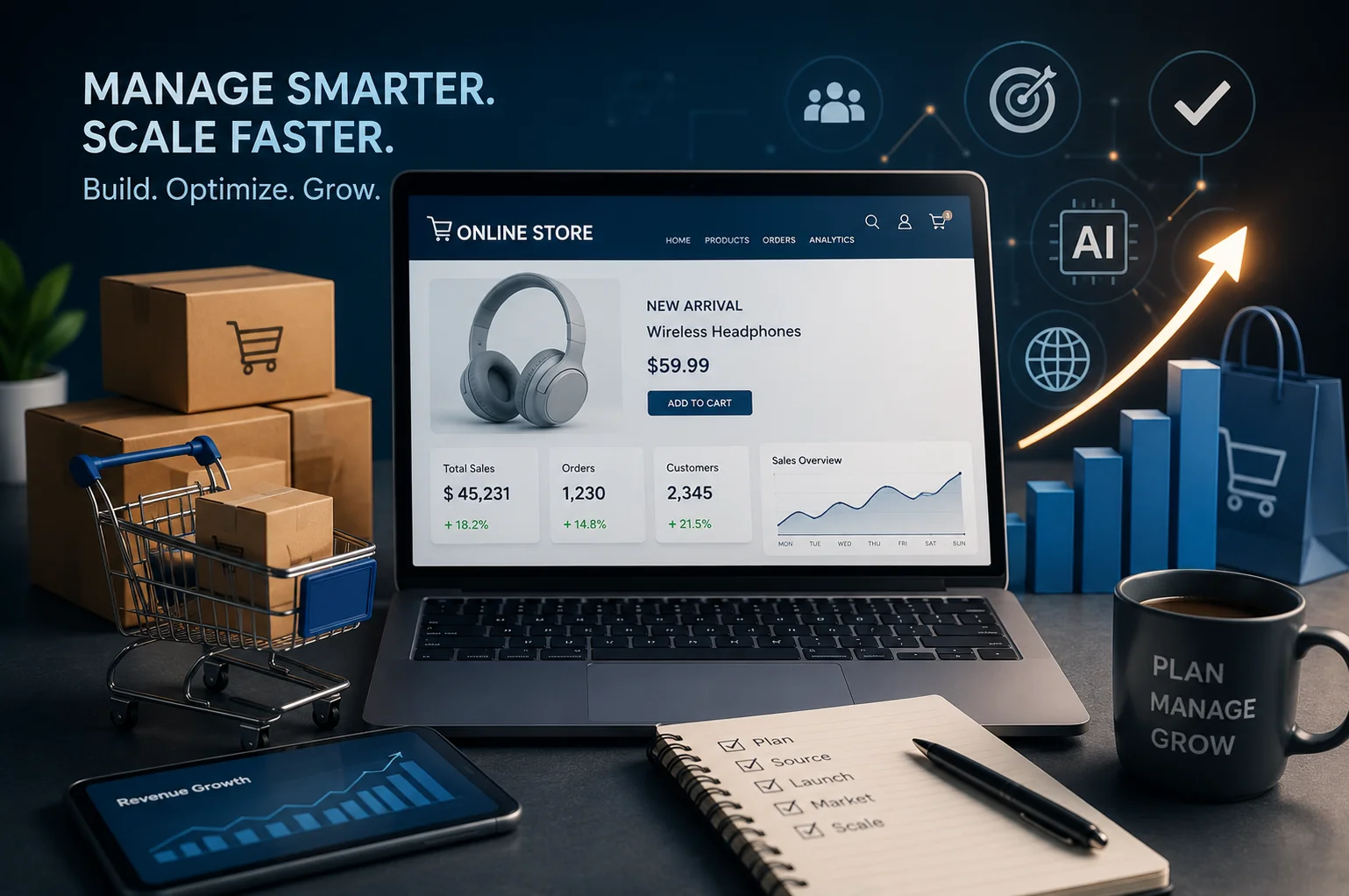 E-Commerce Management: The Complete Guide to Running & Scaling Your Online Business in 2026
