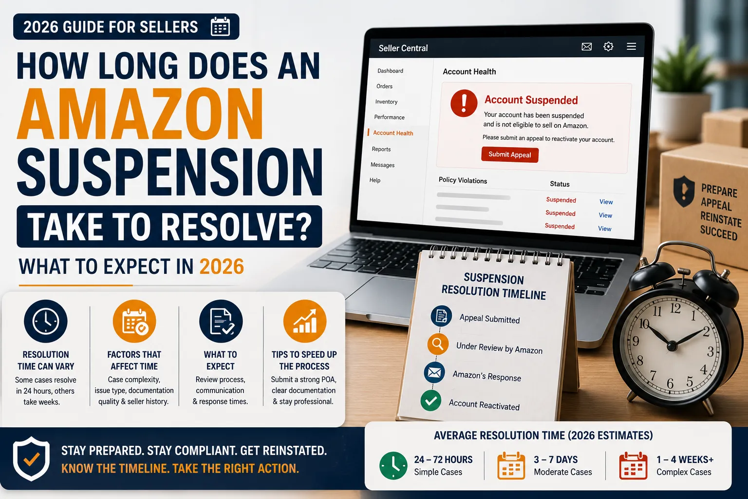 How Long Does an Amazon Suspension Take to Resolve? What to Expect in 2026