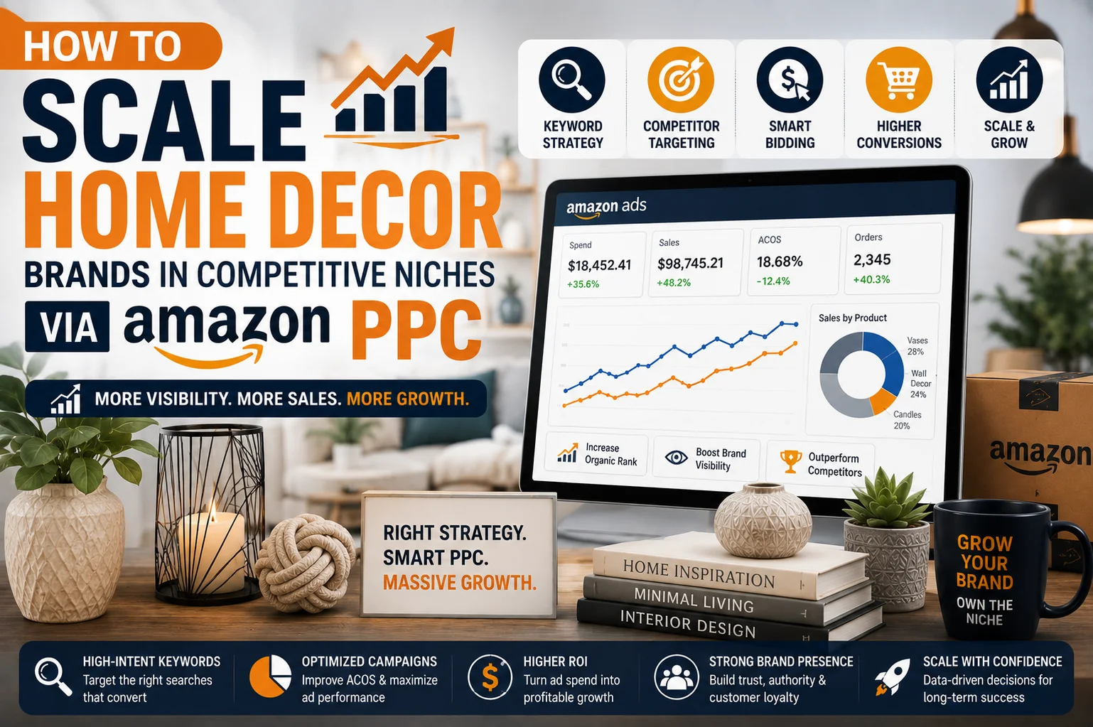 How to Scale Home Decor Brands in Competitive Niches via Amazon PPC